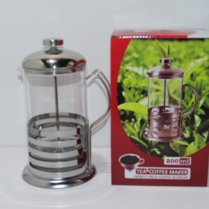 Jarra Cafetera y Tetera de Metal de 800 ml