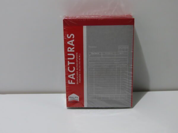 Talonario Factura 10,5*14cm (1/8) - 6 Unidades