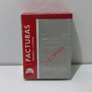 Talonario Factura A6 con 2 Copias - 6 Unidades