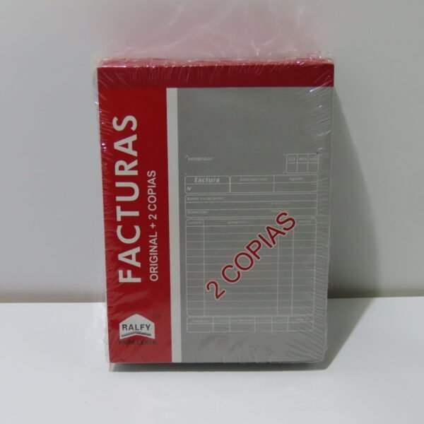 Talonario Factura A6 con 2 Copias - 6 Unidades