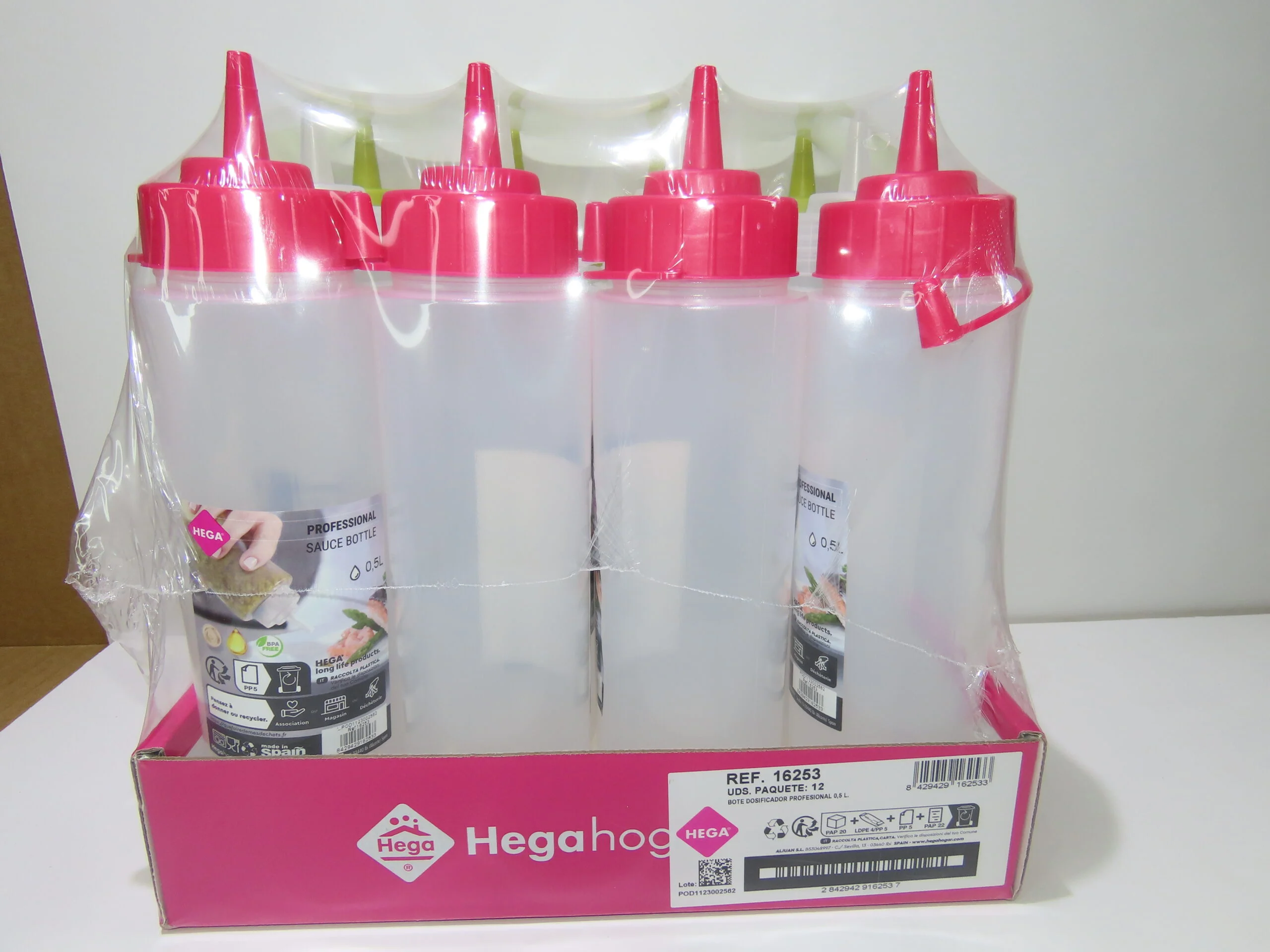 SET DE 12 BOTE DOSIFICADOR PROFESIONAV 0,5L