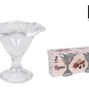 SET DE 2 COPAS HELADOS "RENEE"