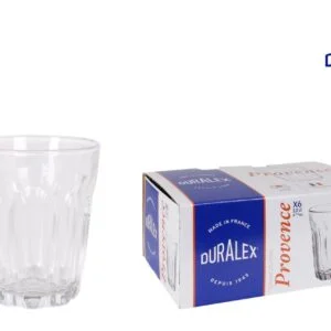 SET 6 VASOS TRANSPARENTE PEQUEÑO 13 CL "PROVENCE"