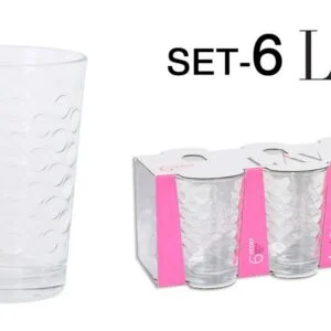 Set de 6 Vasos de Agua Sedef 205 cl