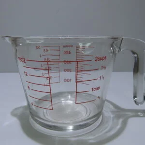 JARRA MEDIDORA CRISTAL 17.6 x 11.9 x 10 CM 500ML