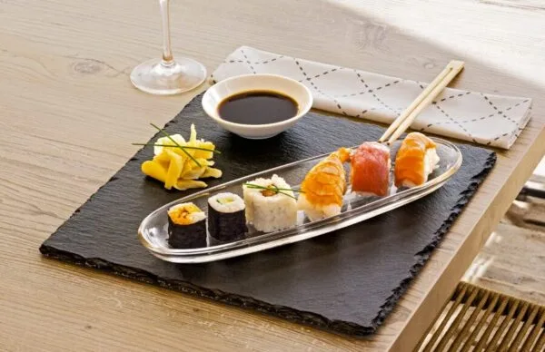 PLATO DE PIZARRA 25X25 CM "EDER" - Imagen 2