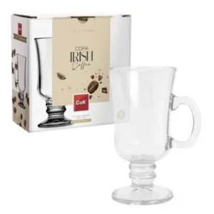 COK SET DE 2 COPAS PARA CAFE IRLANDÉS 23 CL 65x138x75 MM