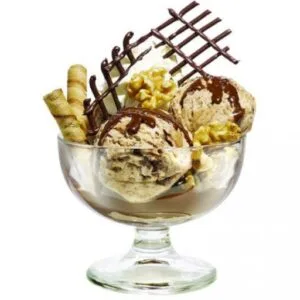 SET DE 6 COPAS DE HELADOS 28 CL 9X11 CM"PRIMAVERA"