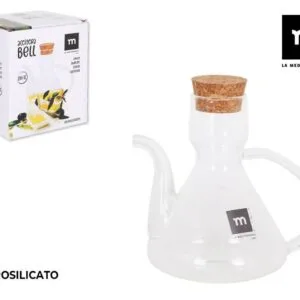 ACEITERA BOROSILICATO BELL CON TAPON 275 CC "LA MEDITERRANEA"