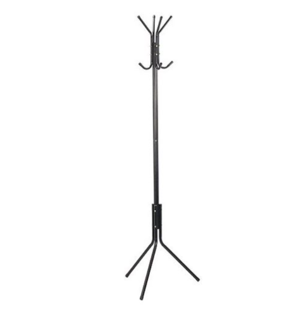 PERCHERO DE METAL 170X48CM NEGRO "CONFORTIME"